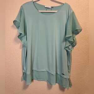 Calvin Klein Teal Blouse